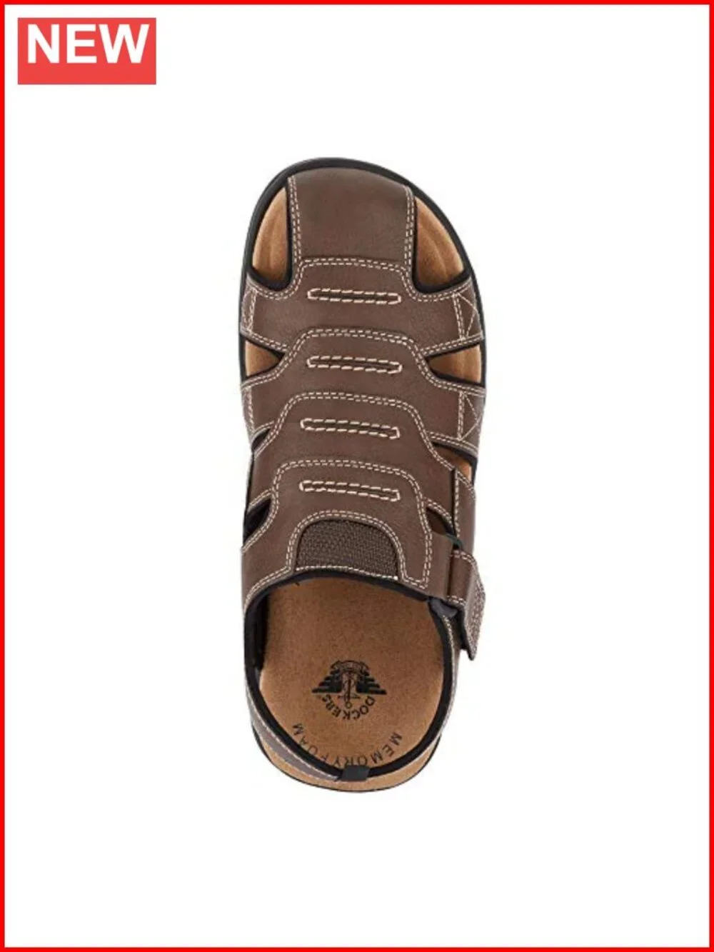 Memory Foam Fisherman Sandals with Dual-Layer Cushion